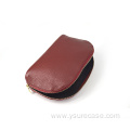 Hot Sale Leather Ladies Travel Zipper Cosmetic Bag